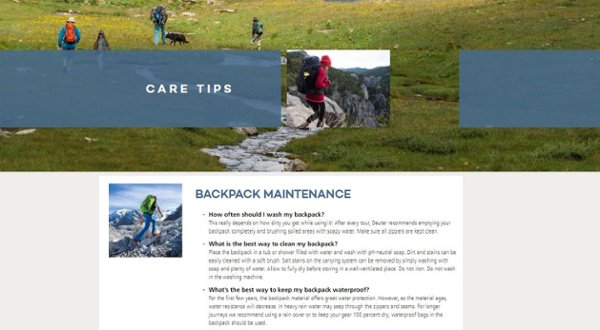 Backpack Care Tips