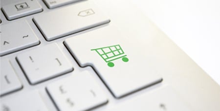 Online Shopping Keyboard Enter Sales