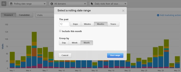 building a rolling date range for your marketing report