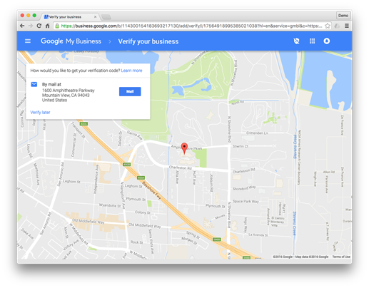 Local search map